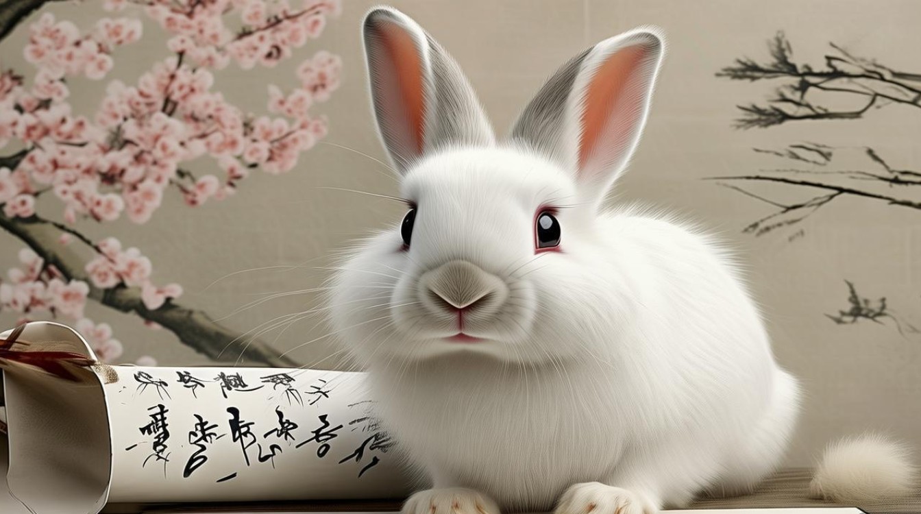 兔子书法