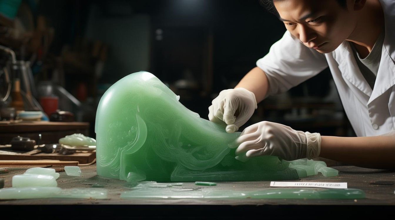 天津翡翠修复