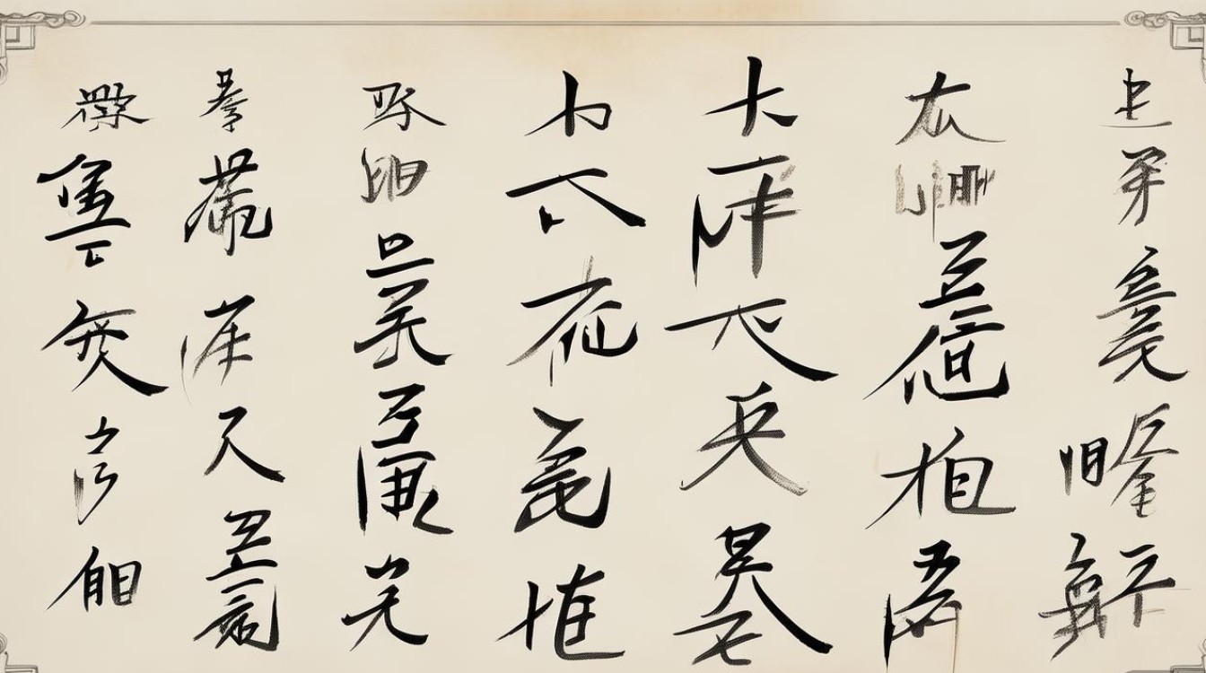 申福华书法