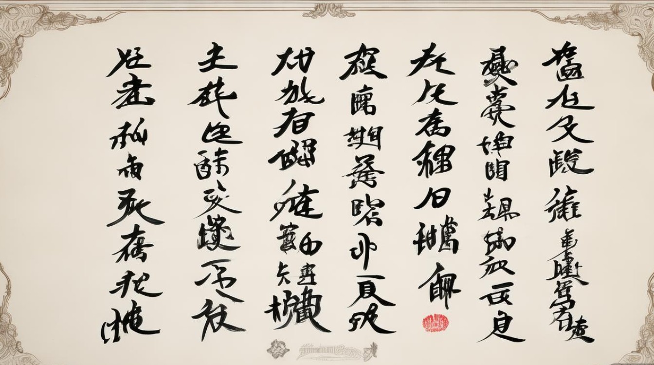 申福华书法