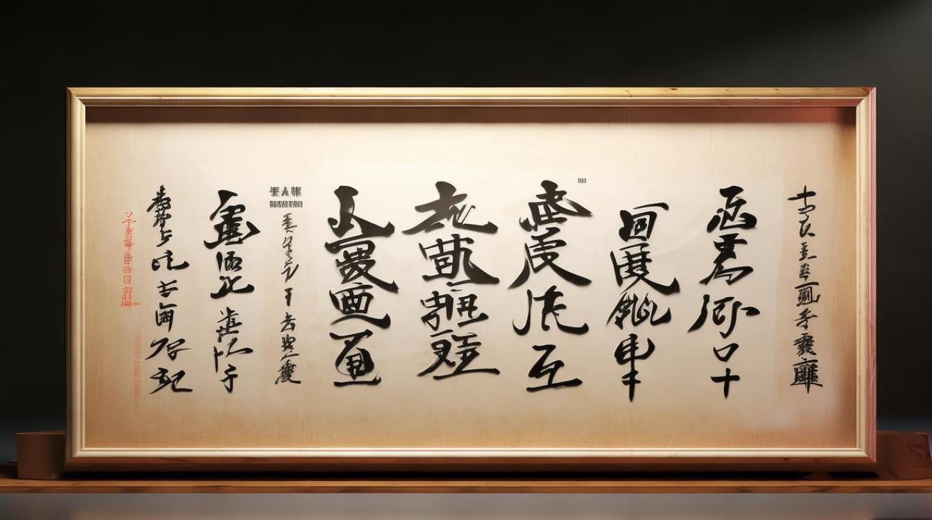 书法展牌
