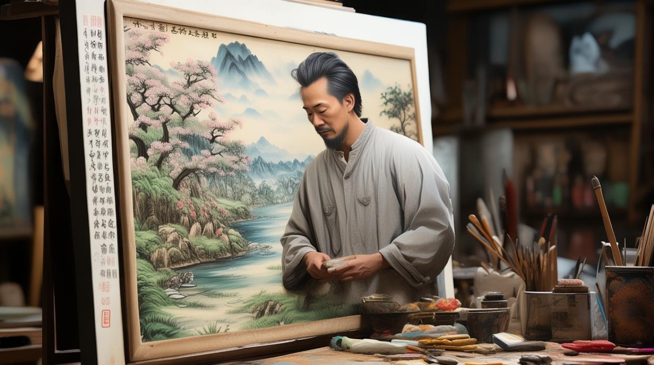 黄逸书画家