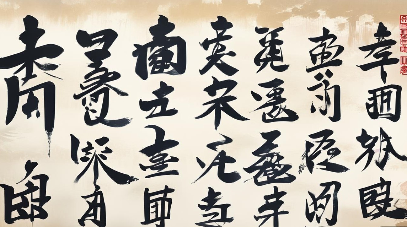 天行建书法