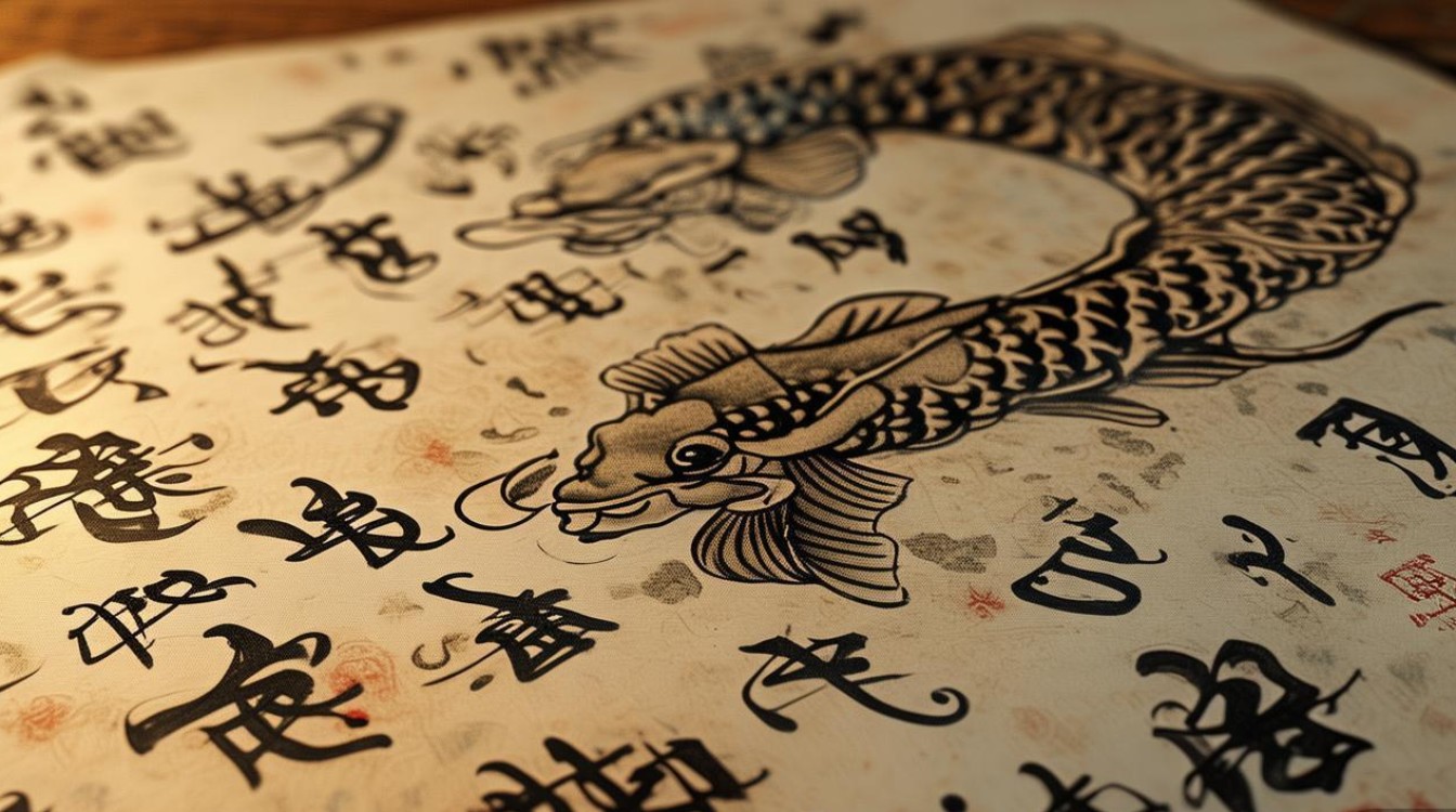 锦鲤书法