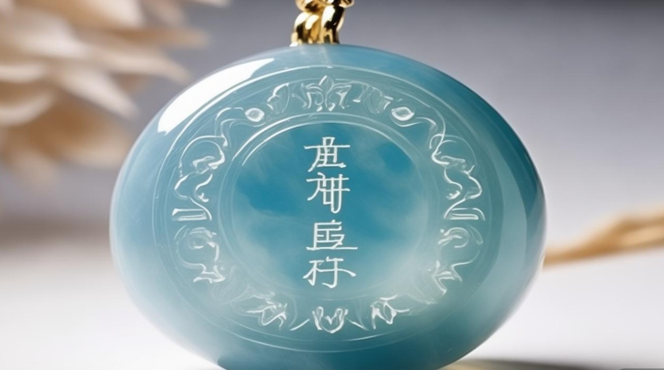 冰种飘花翡翠平安扣