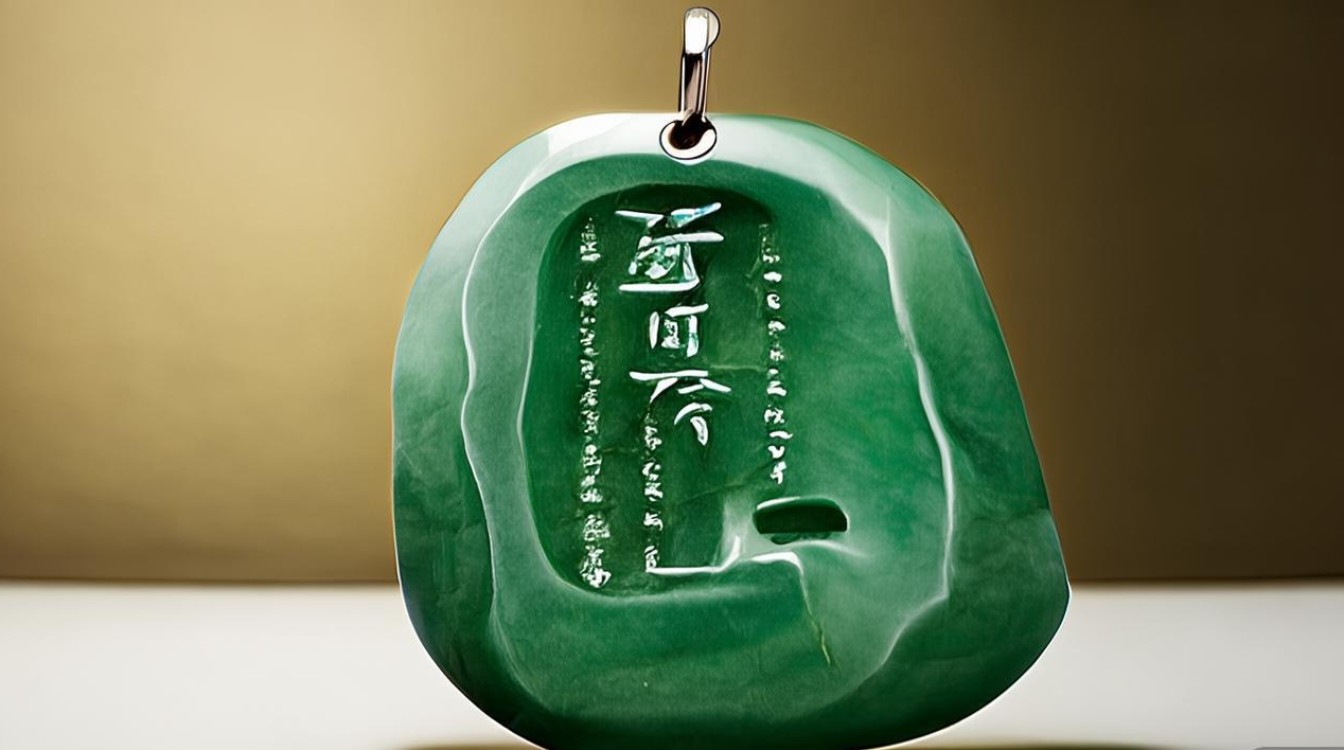 带皮的翡翠吊坠图片