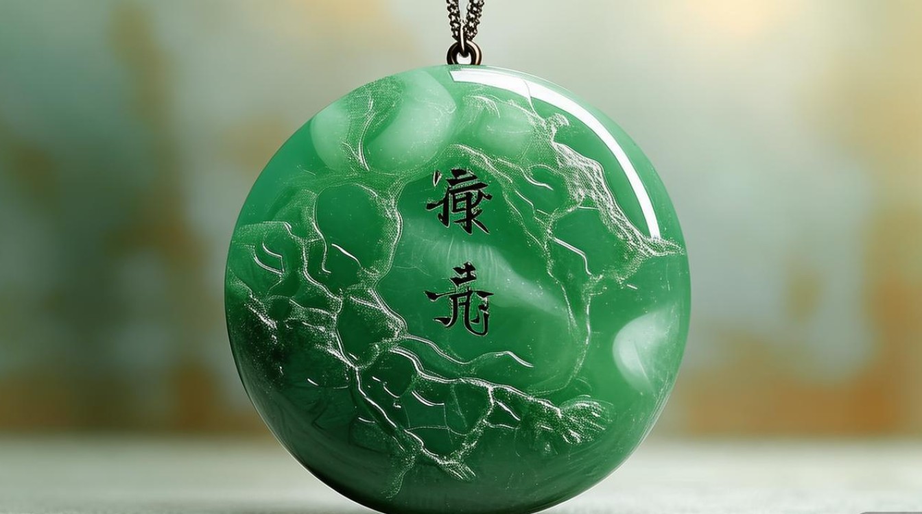 带皮的翡翠吊坠图片