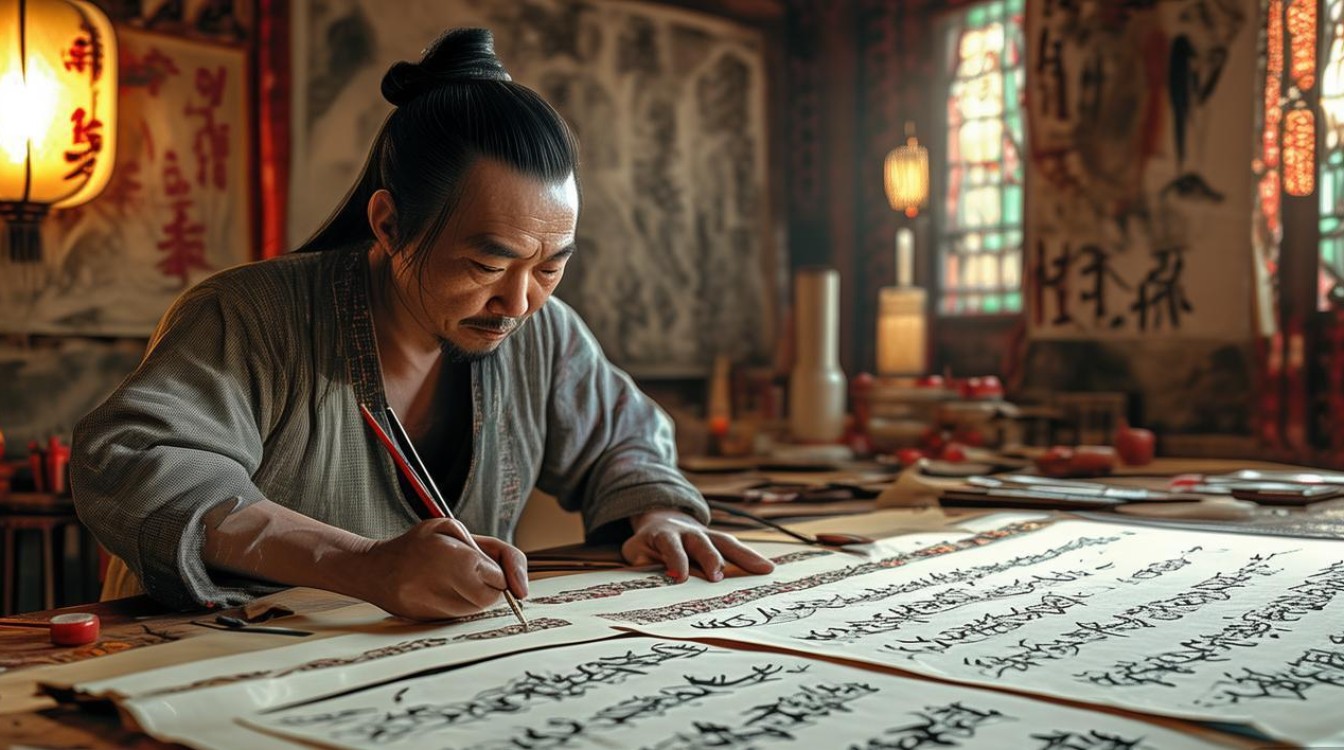 启荣书画家