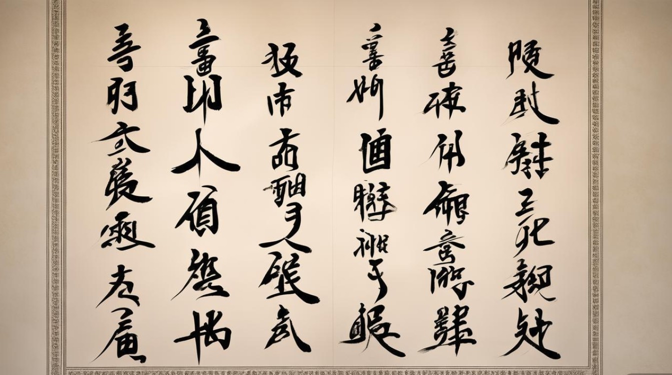马辉书法
