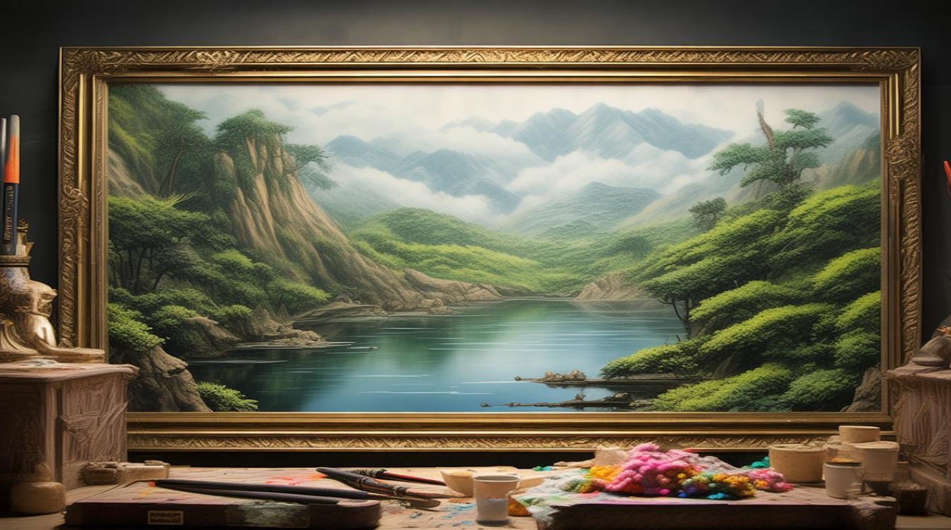 丽金国画家