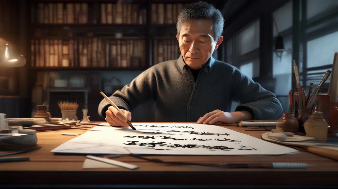 懒惰书法