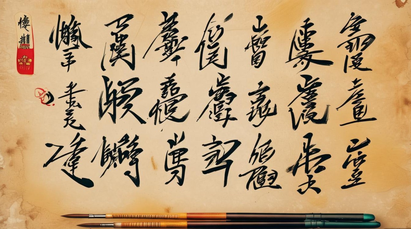 梵高书法