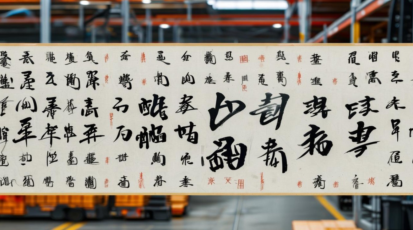 物流书法