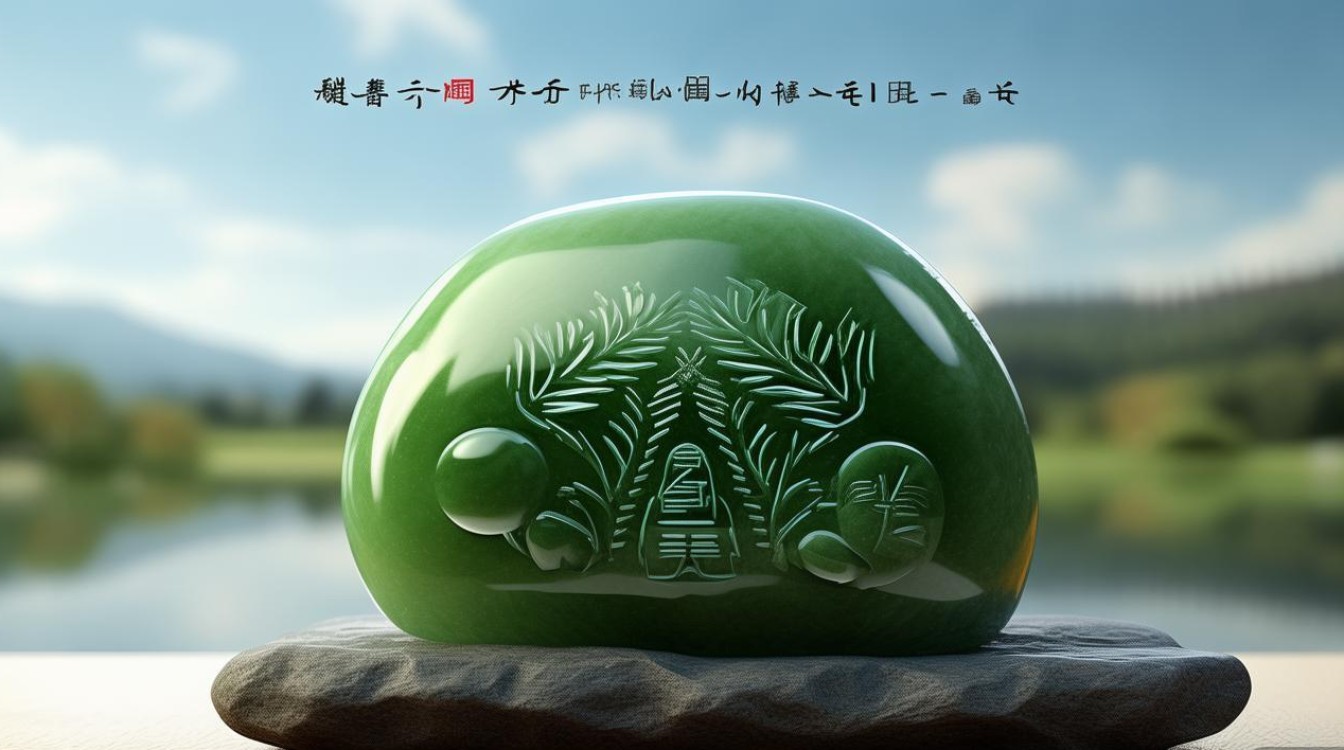 翡翠五福的图片