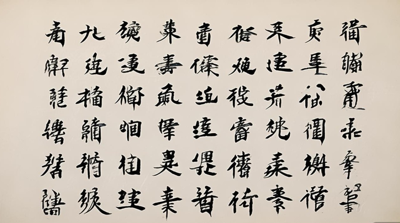 56个字的古诗书法作品