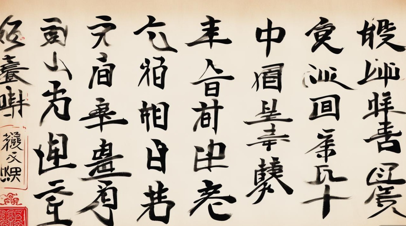 56个字的古诗书法作品