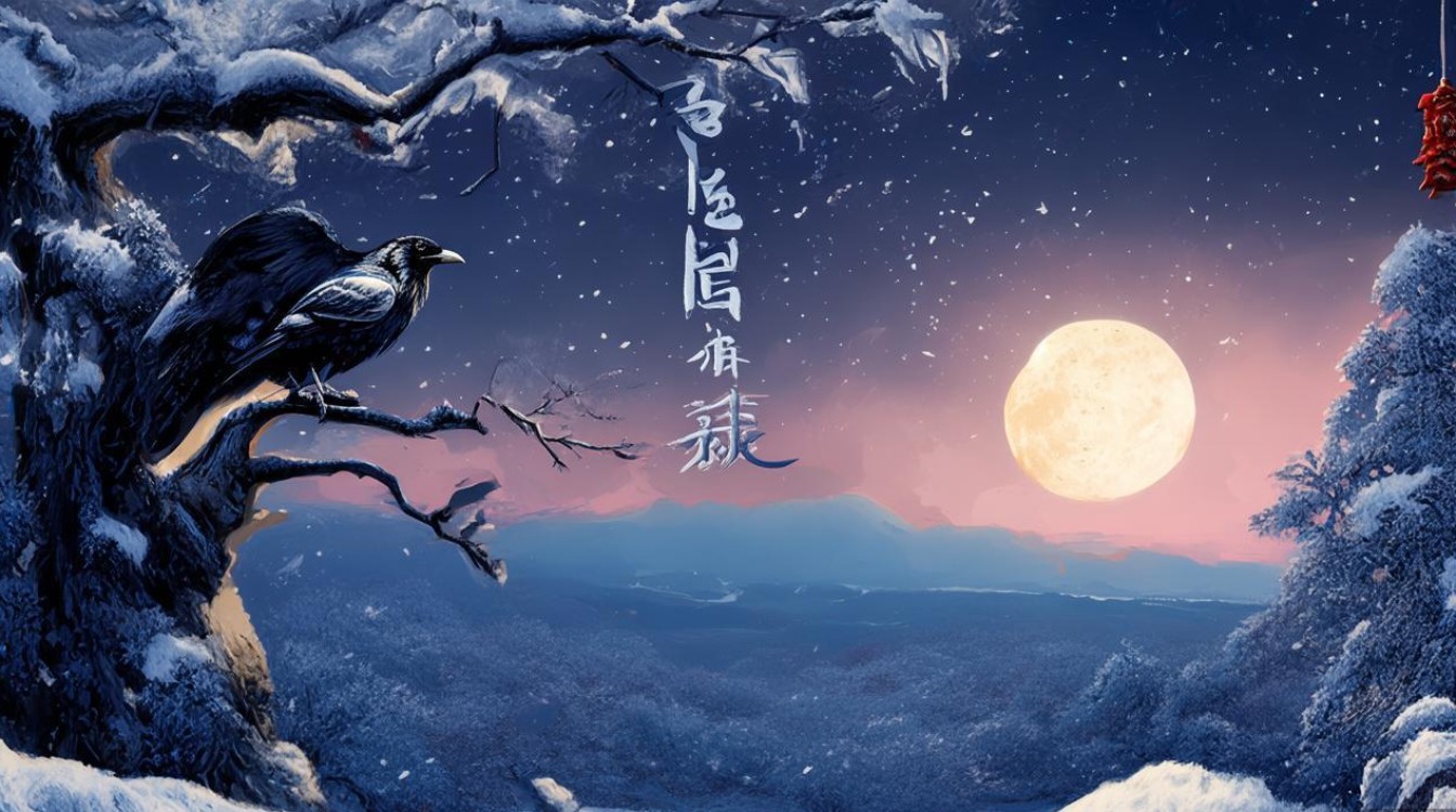 月落乌啼霜满天书法作品