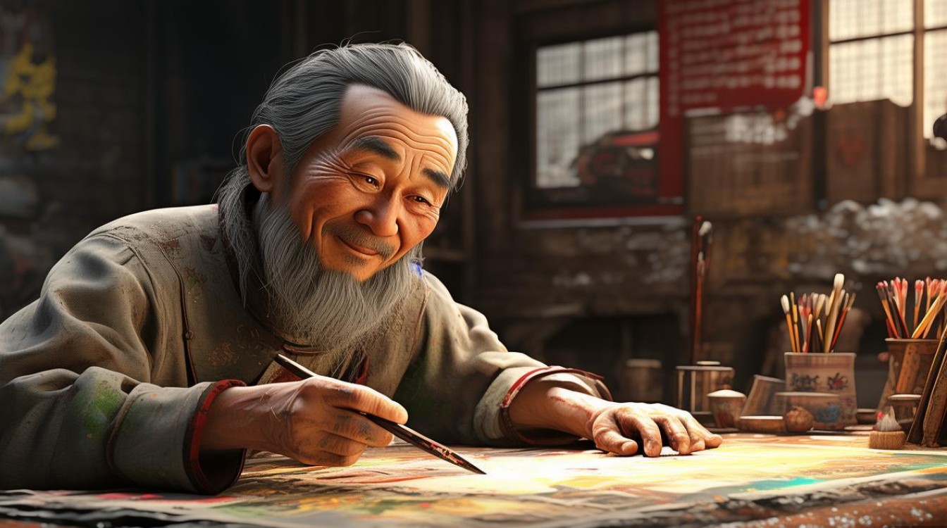 农彩画画家