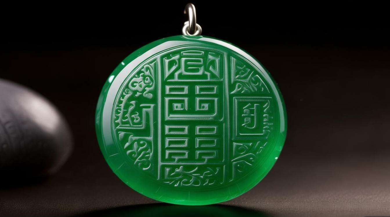 翡翠福禄寿挂坠
