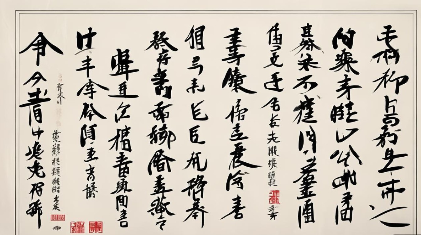 斗方书法作品欣赏楷书