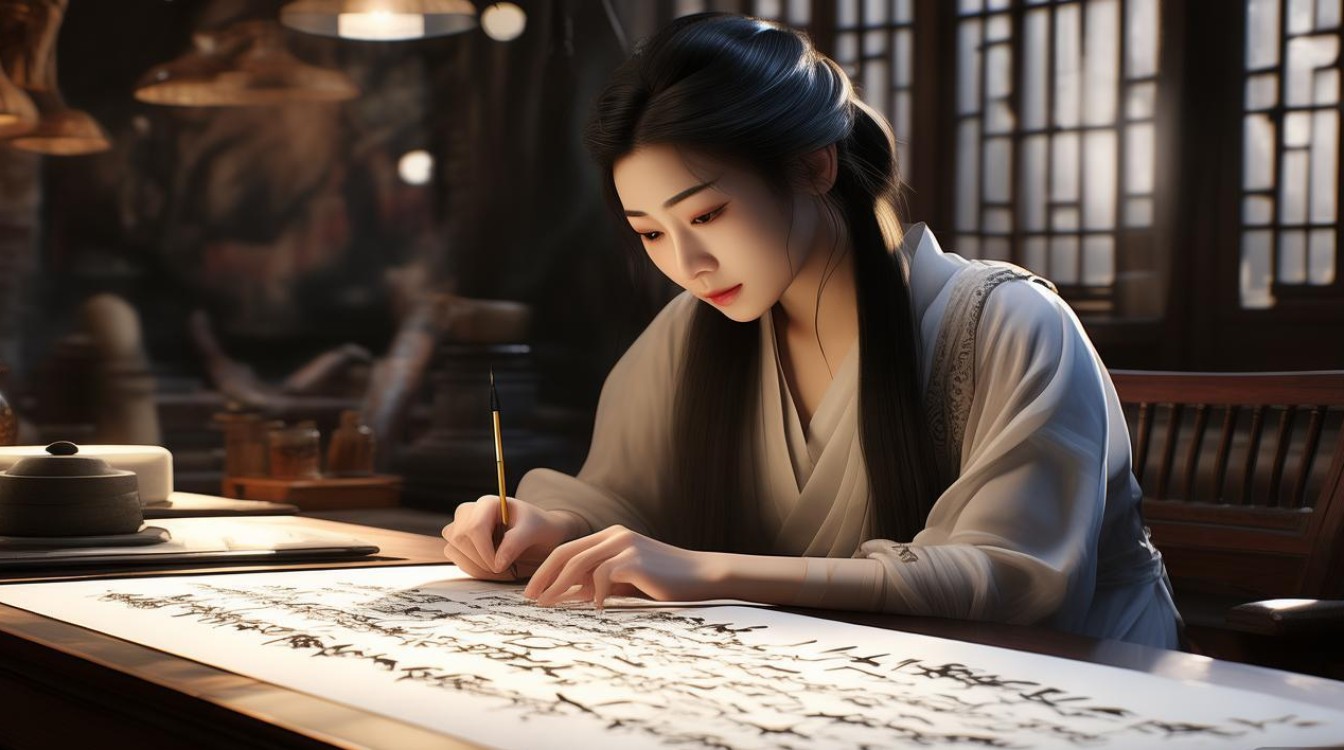 女书法家钱晓慧