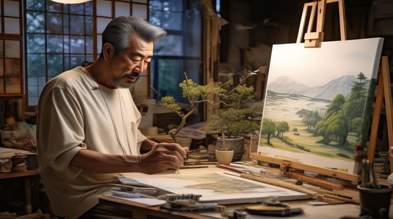 日本画家鸥