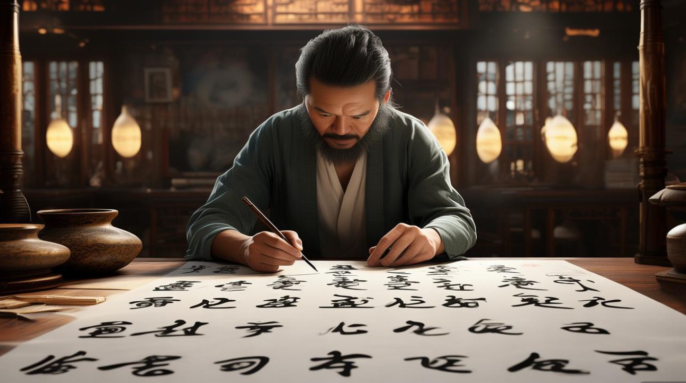 横反书法家王斌