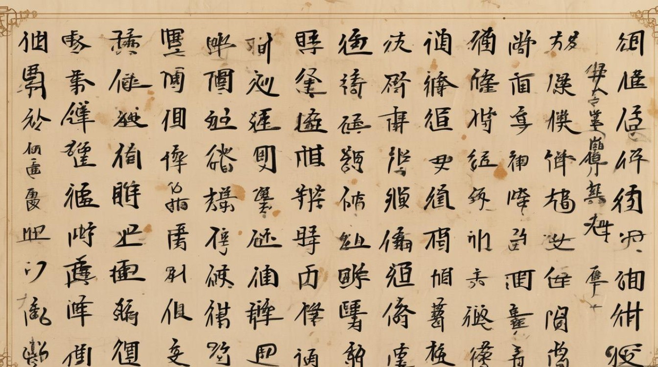 欧体古诗书法作品图片