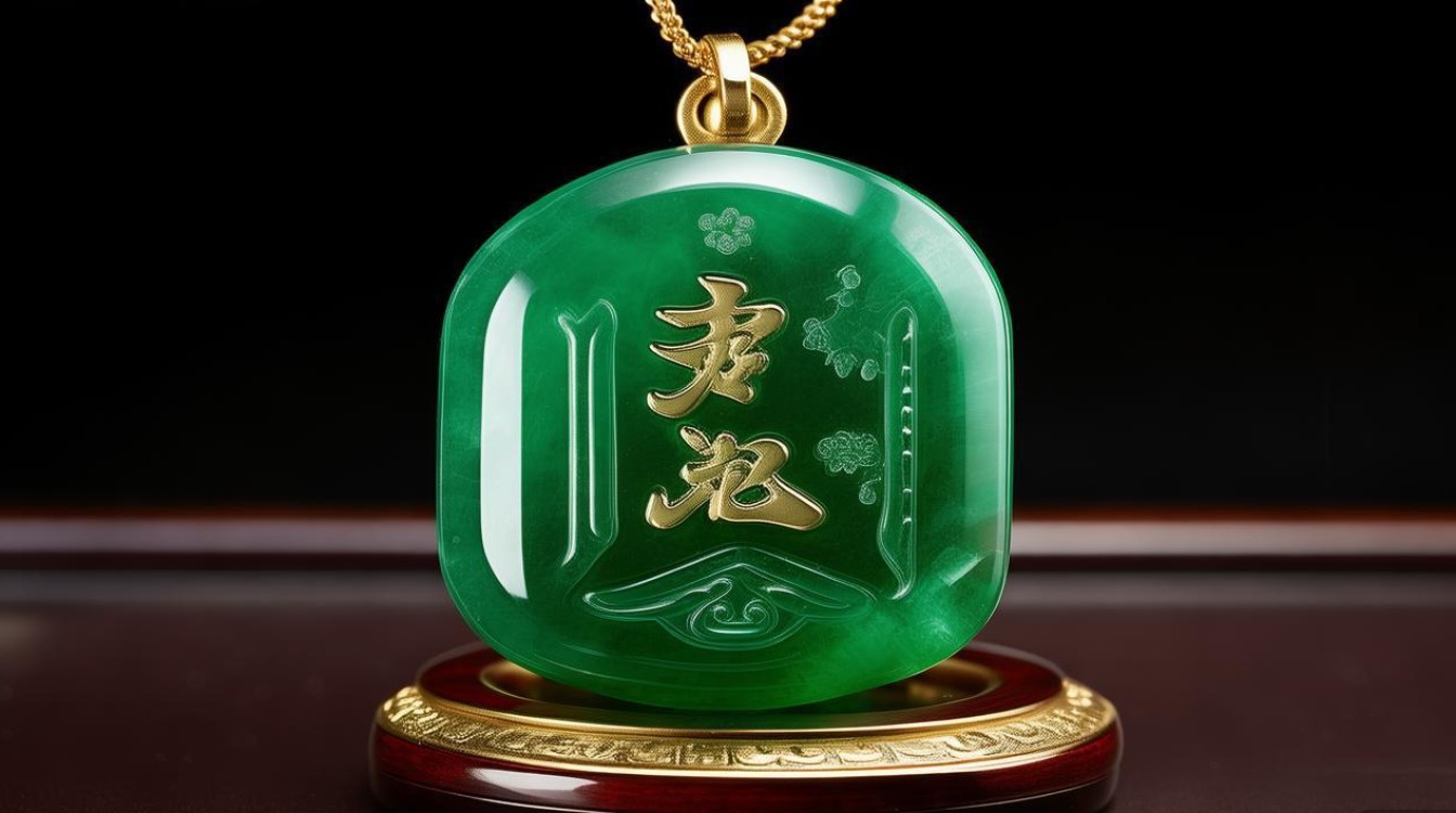 翡翠福在眼前吊坠