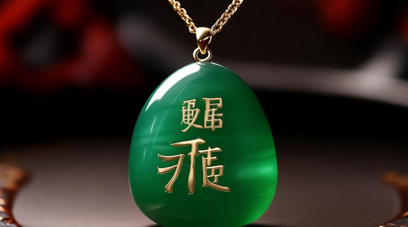 翡翠福在眼前吊坠