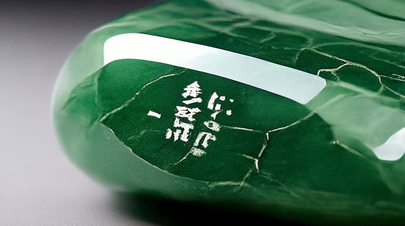 翡翠绺裂与石纹