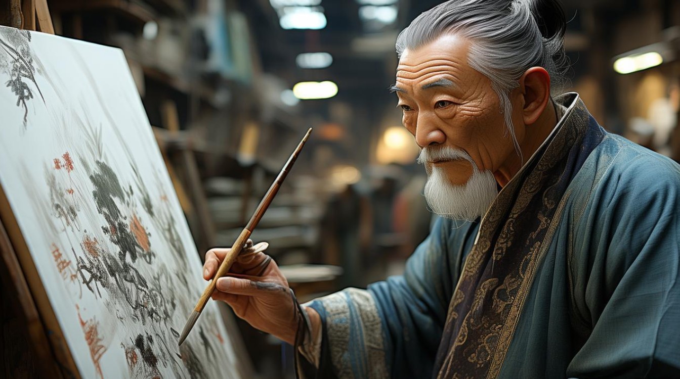 工美王画家