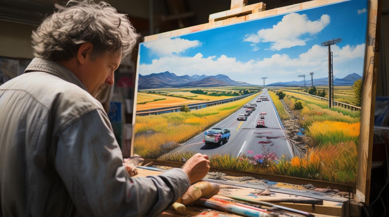 美国公路画家