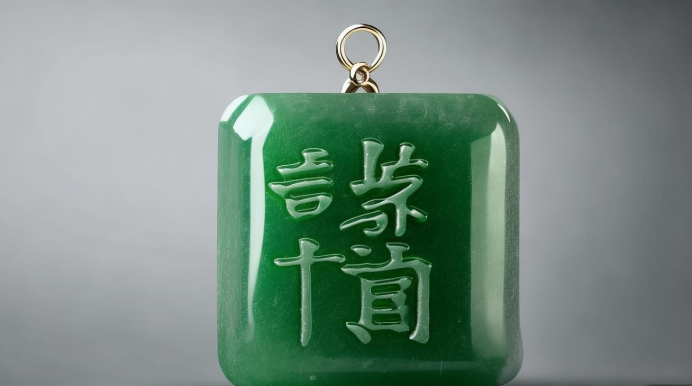 翡翠八卦吊坠