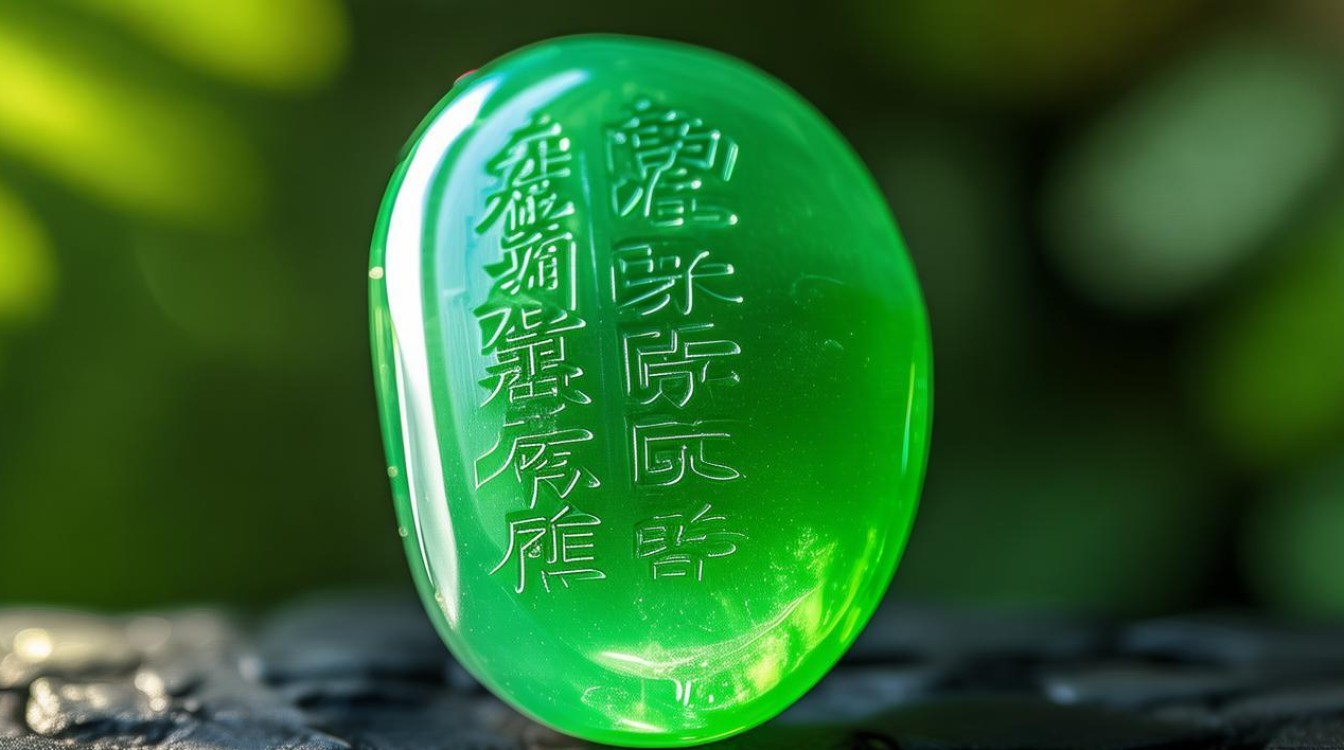 豆种翡翠 阳绿 飘