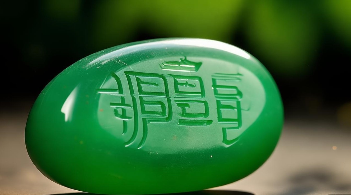 豆种翡翠 阳绿 飘