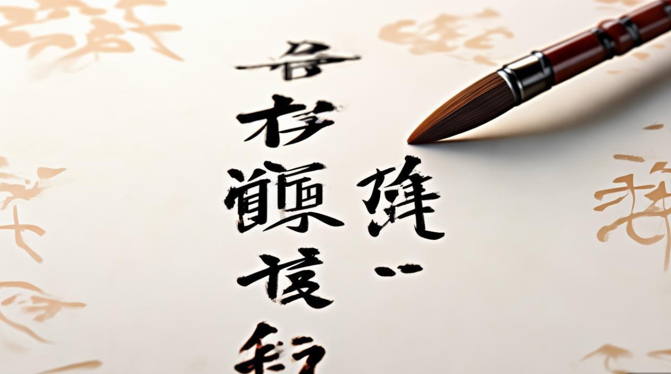 名家书法四字