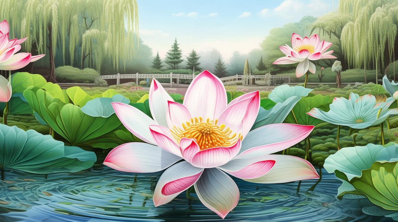 国画家荷花