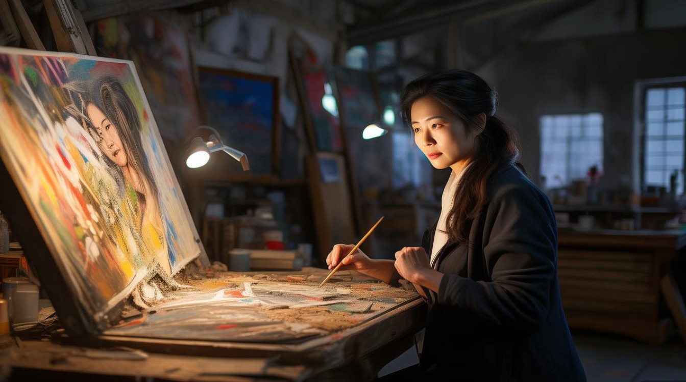 画家贾鹃丽