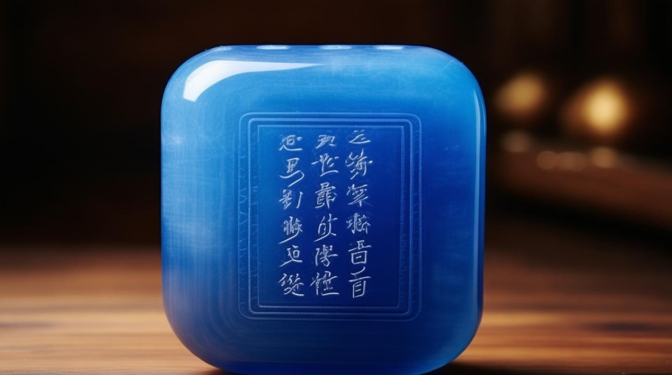 蓝水糯化翡翠