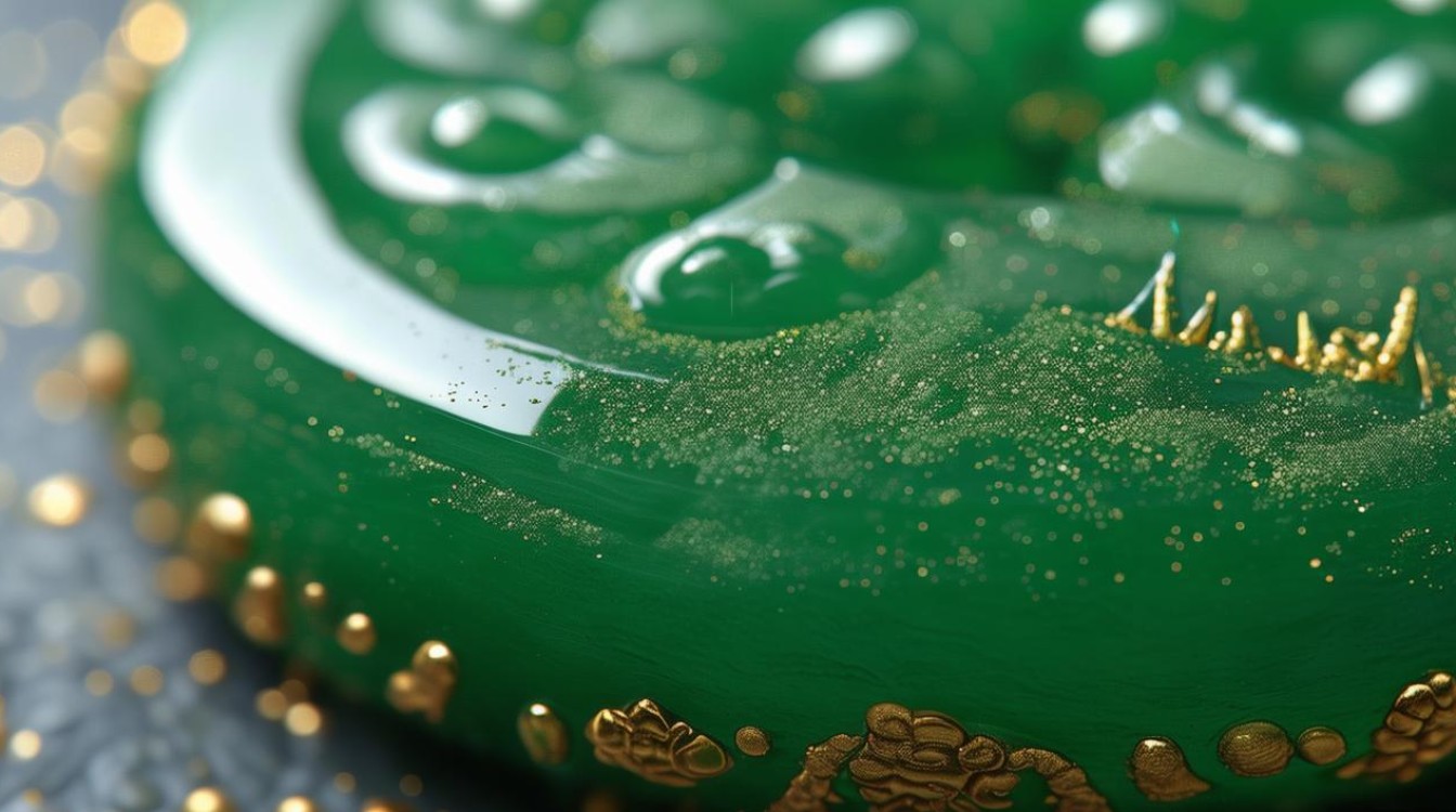 什么是翡翠洒金