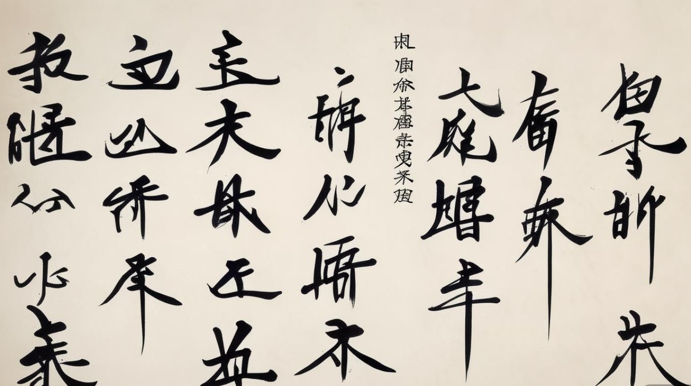 欧体四字书法