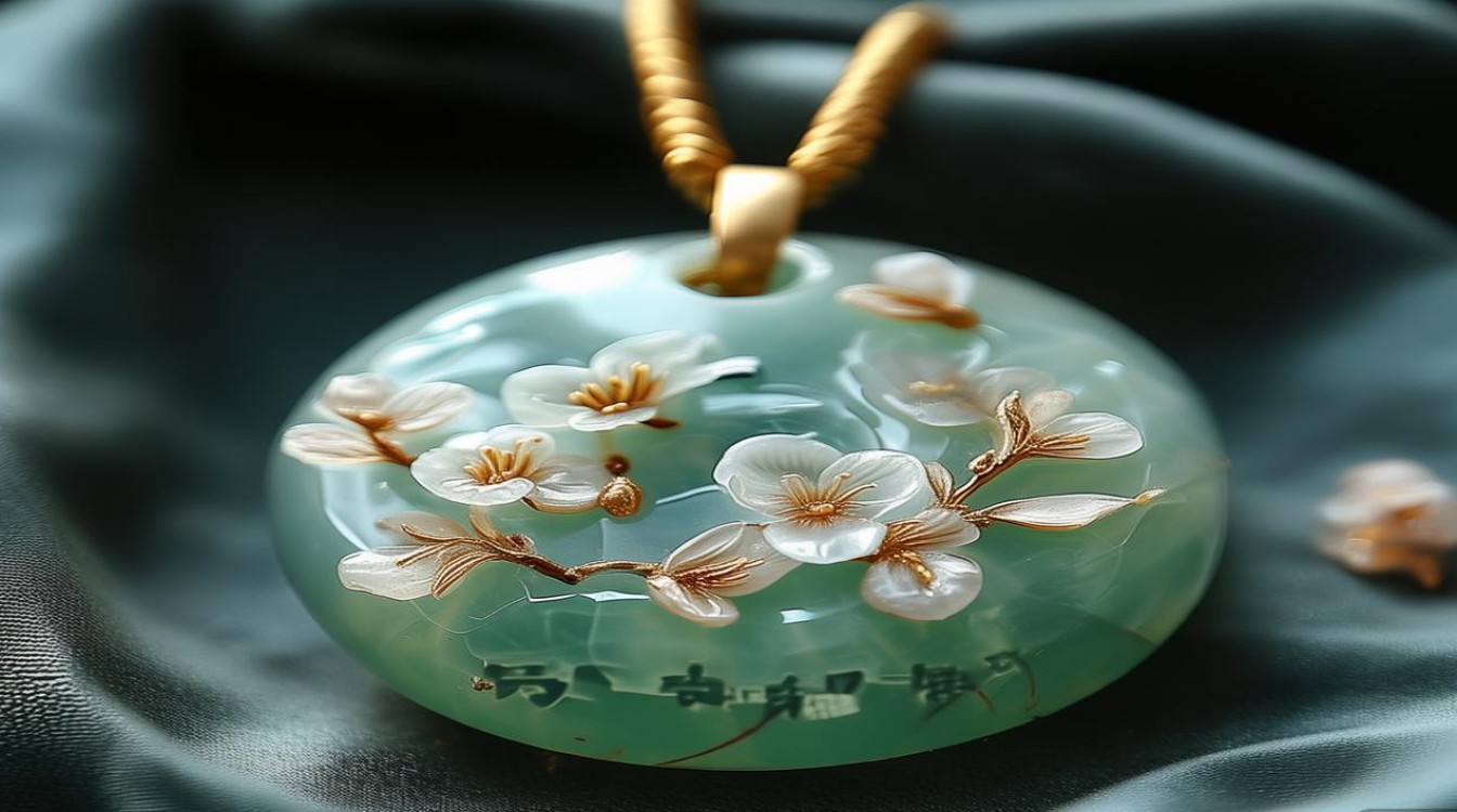 飘花翡翠挂件价格