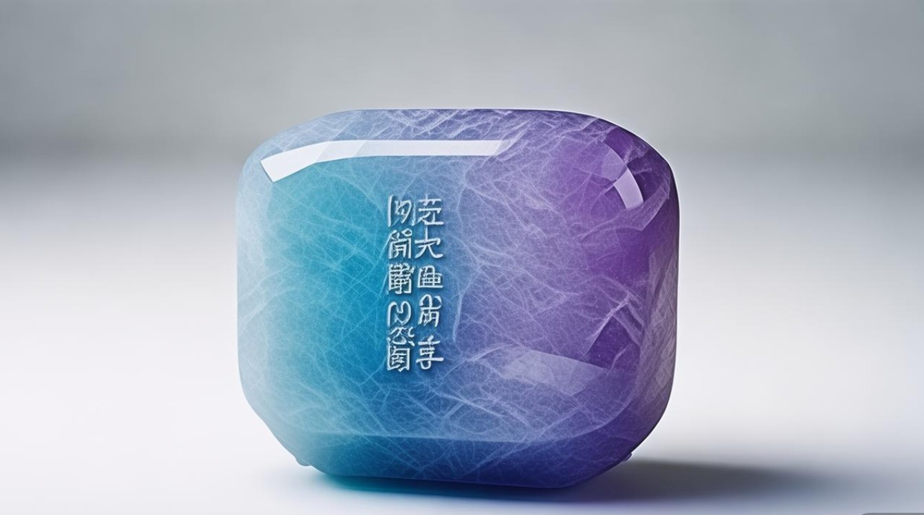 冰种蓝紫翡翠