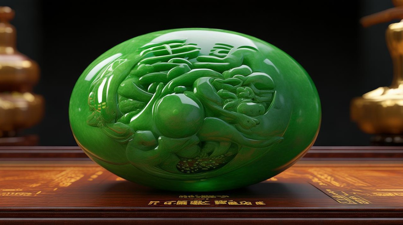 翡翠福禄寿摆
