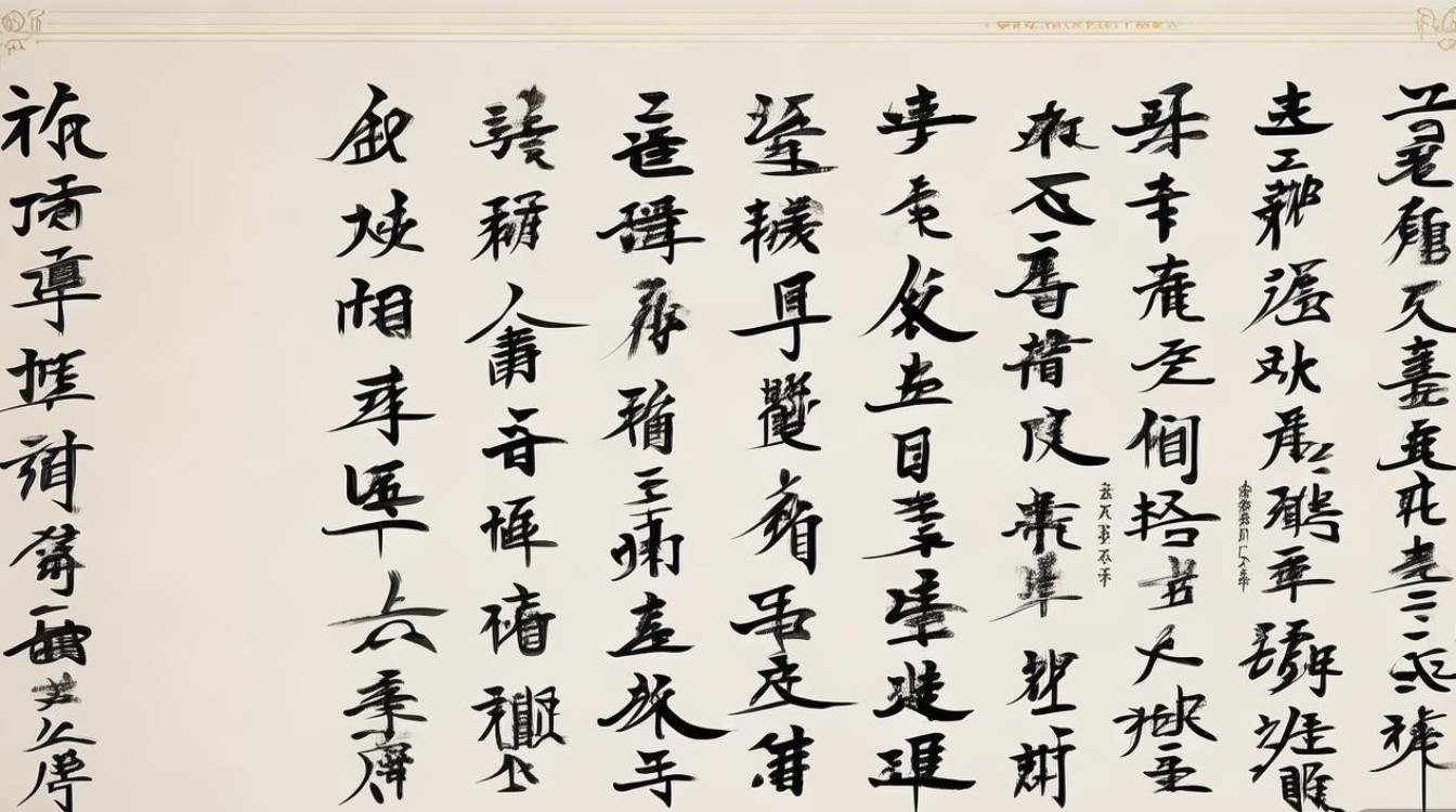 任平书法作品