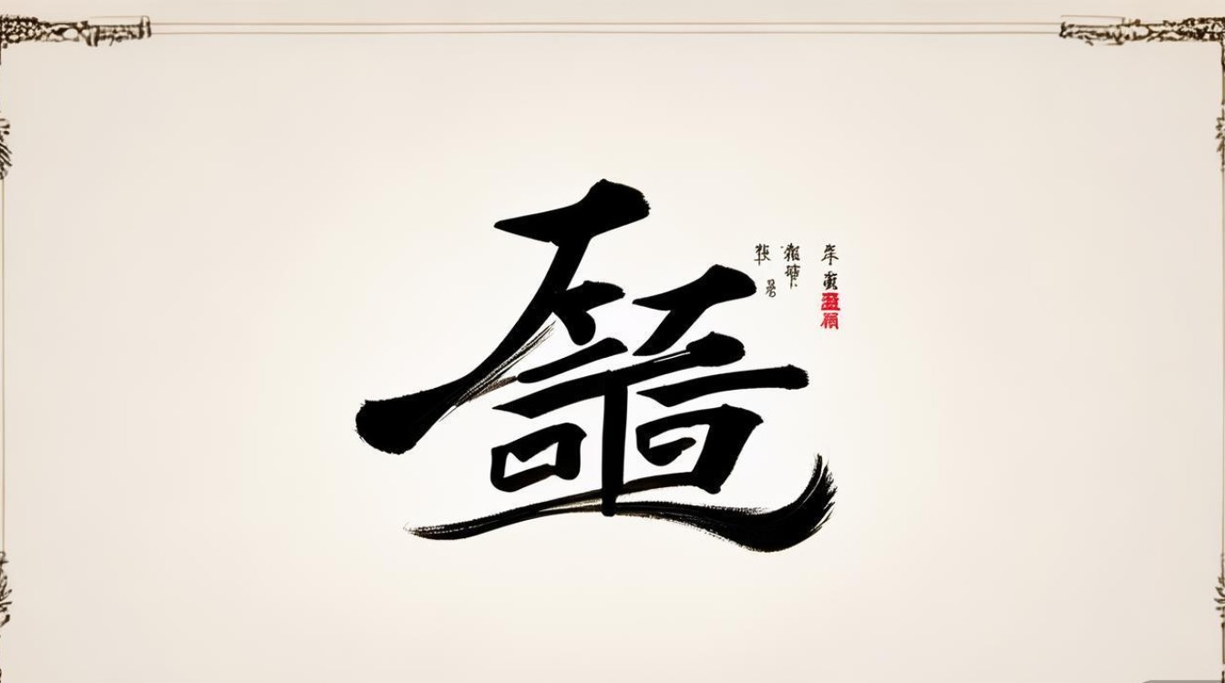 王字书法作品