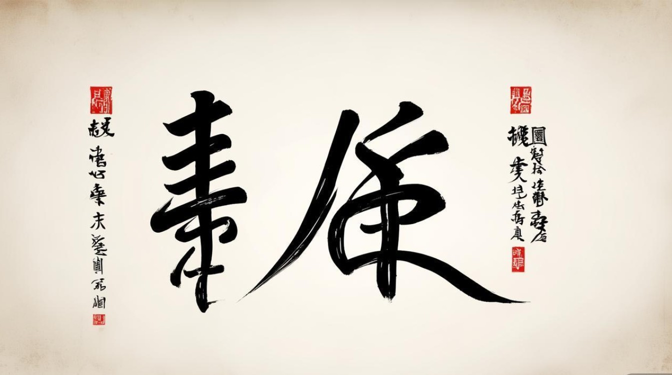 王字书法作品