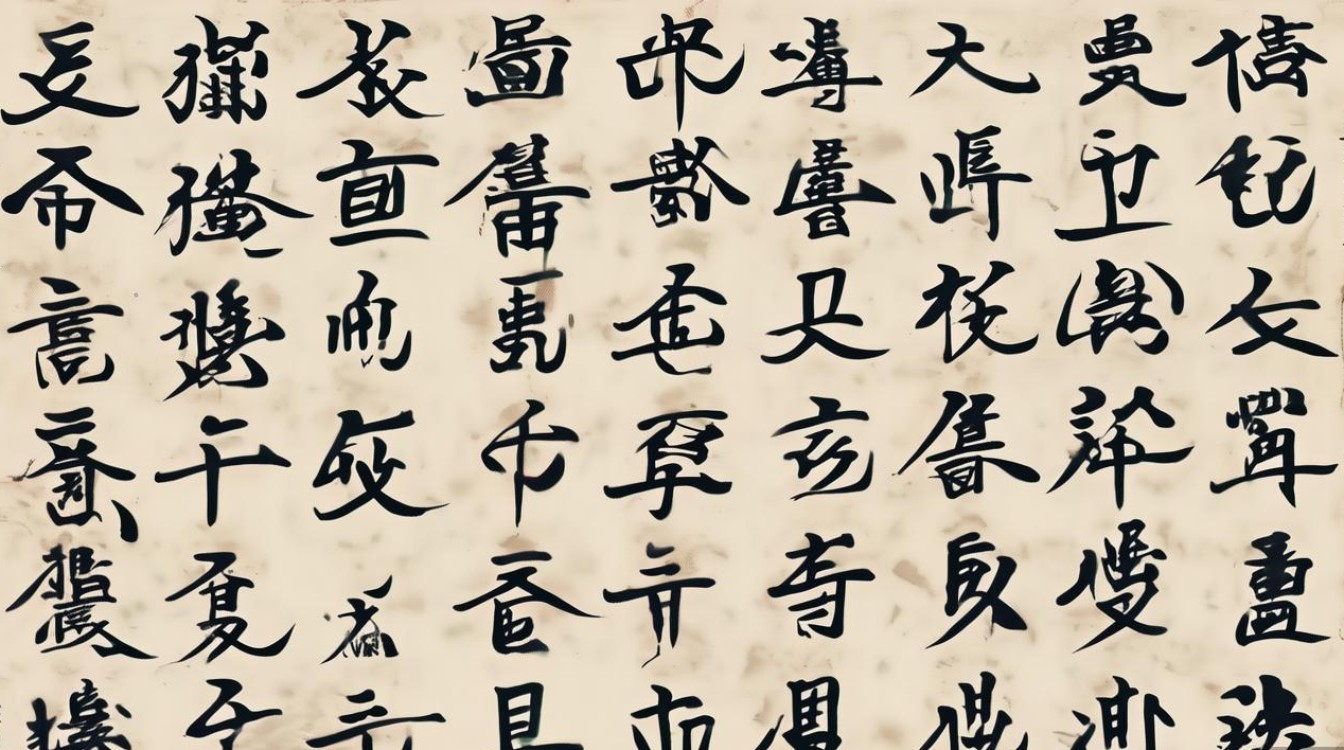 颜体书法集字