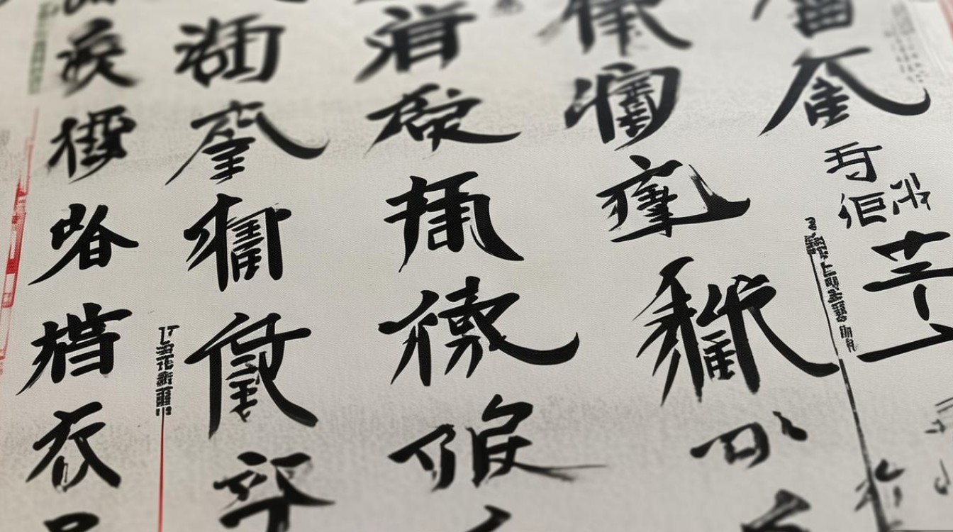 颜体书法集字